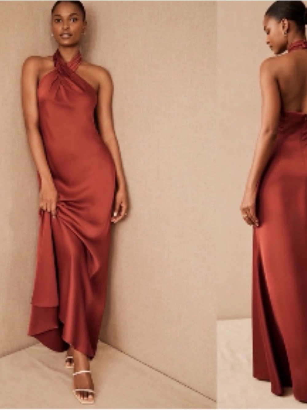 Anthropologie/BHLDN Halter Dress Gown